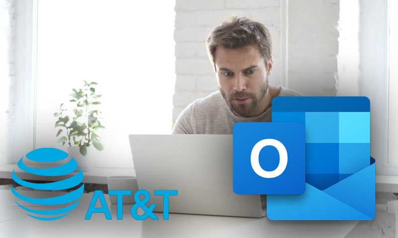 attglobal email settings for outlook 2016