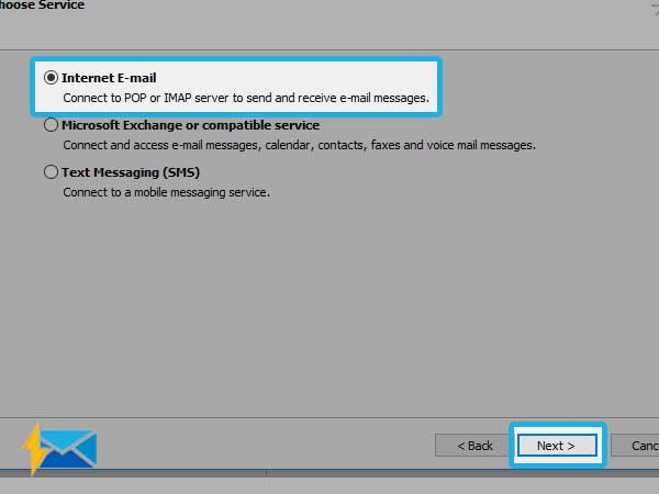 comcast email setup for outlook 2010