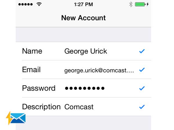 how to set up imap email for comcast