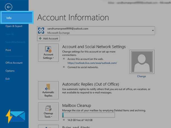 aol account settings for outlook