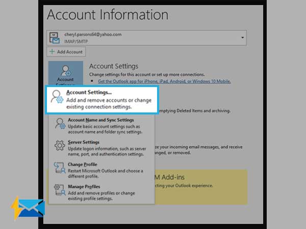 outlook 2016 sync issues in windows 10