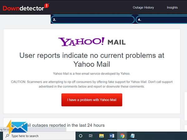 yahoo mail keeps freezing