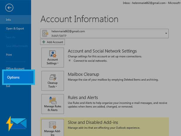 microsoft outlook cannot connect to the server 2010 comcast