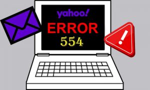 Yahoo mail error delivery code 554