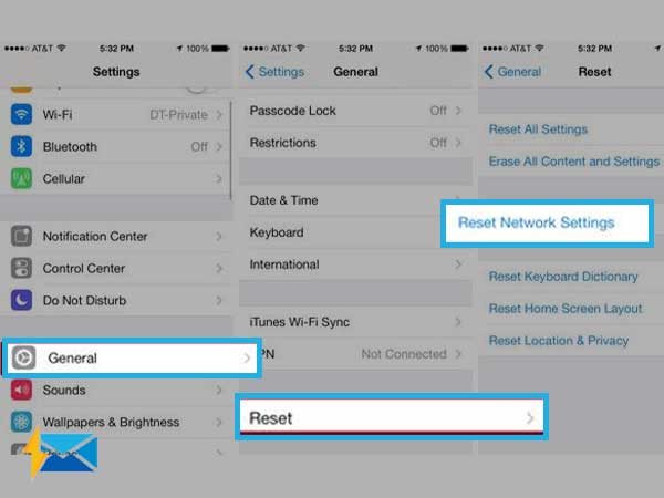 reset network settings