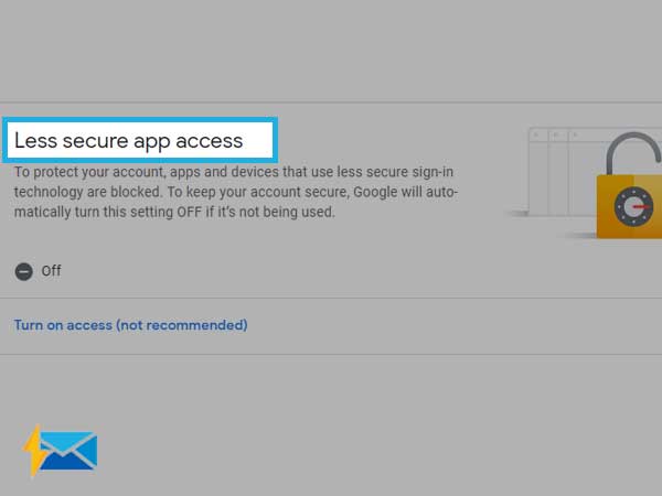 Less secure app access