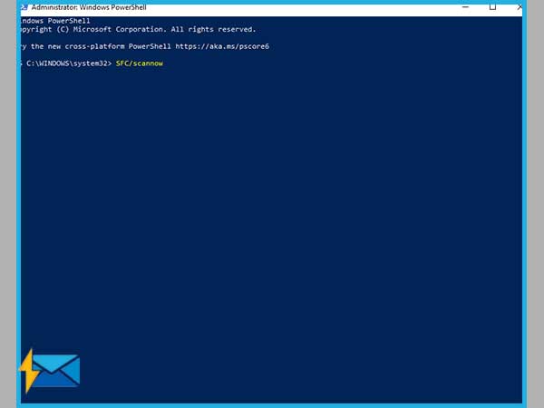 PowerShell prompt screen