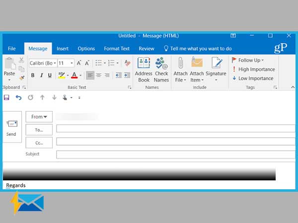 outlook compose email
