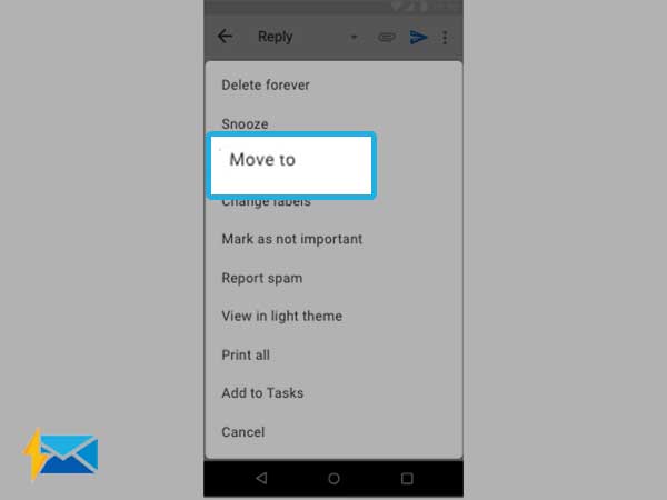 Move to Folder in Android 
