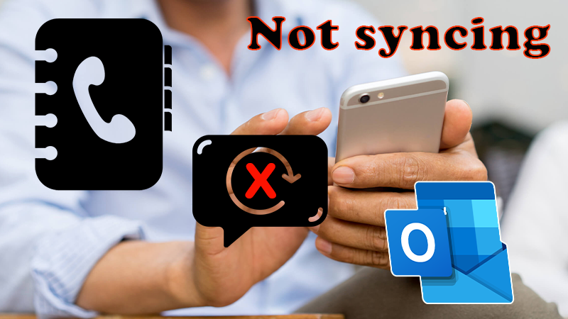 my outlook email is not syncing with my phone