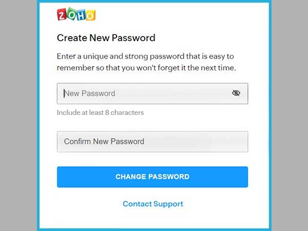 then click on “Change Password