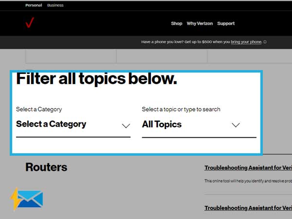 Verizon troubleshooter