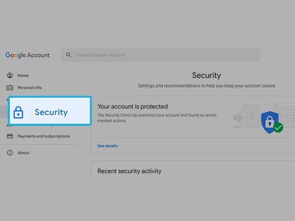 Google account security