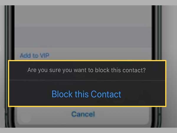 Block this contact