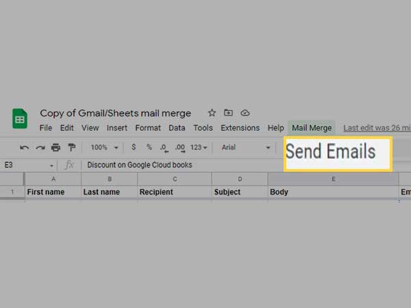 send Bulk email Gmail