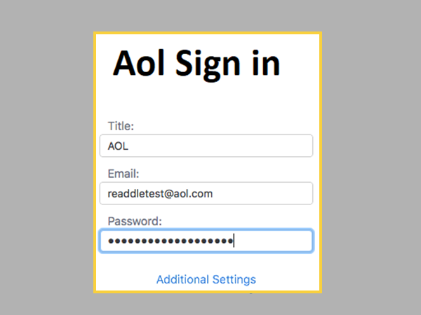 AOL Sign-in