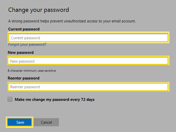 Save Password