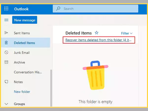 recover deleted emails from the recoverable items folder