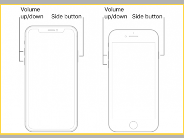 Press the Up and down volume button and side button to force restart your phone.