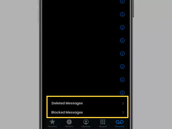Voicemail goes in the Blocked Messages section at the receiver end.
