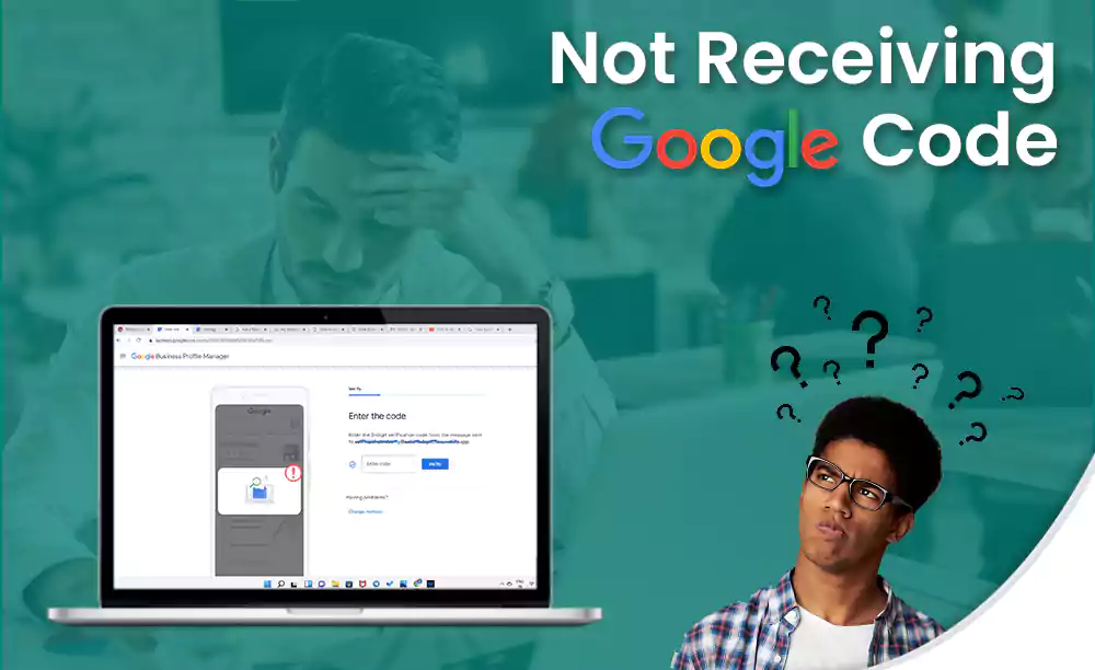 not receiving google code