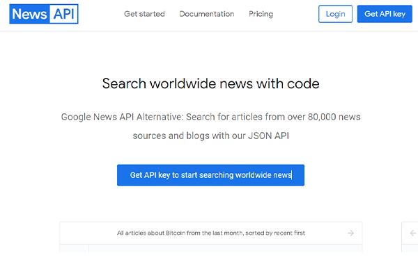 news api