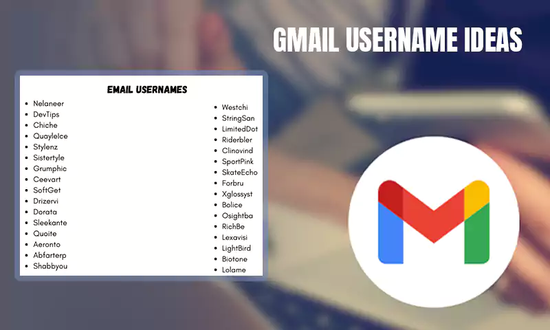 Usernames for Gmail