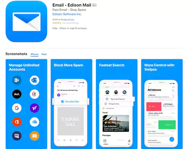 Edison Mail App