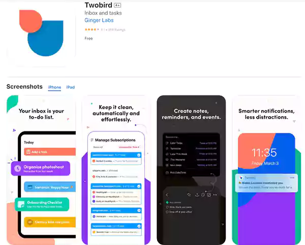 Twobird Mail App