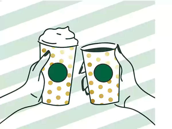 Starbucks used GIF animation to create buzz among its subscribers