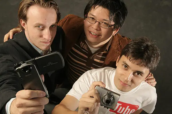 Steve Chen, Jawed Karim, and Chad Hurley