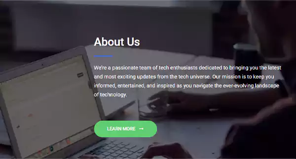 Shortengine com About Us Page