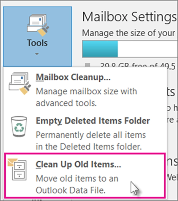 mailbox setting