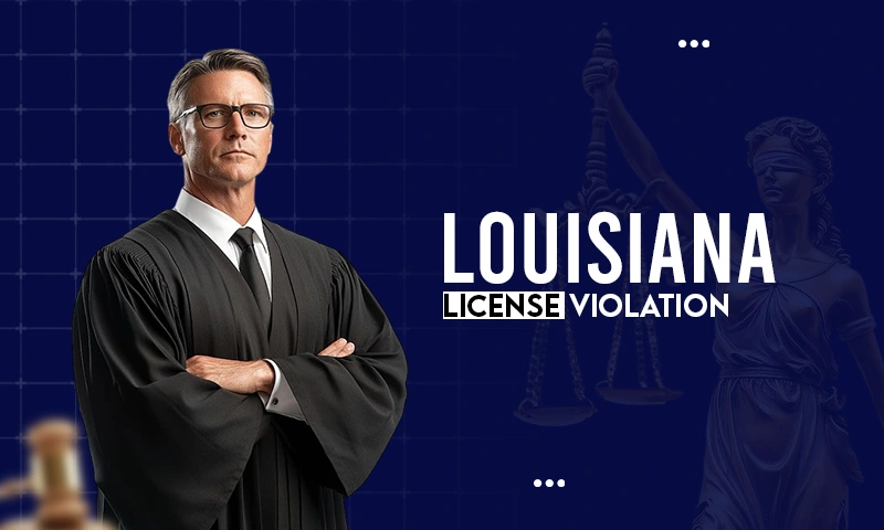 Lousiana license vialation